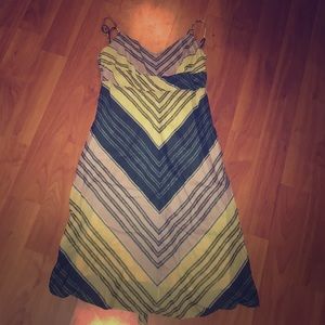 Geometric print summer dress